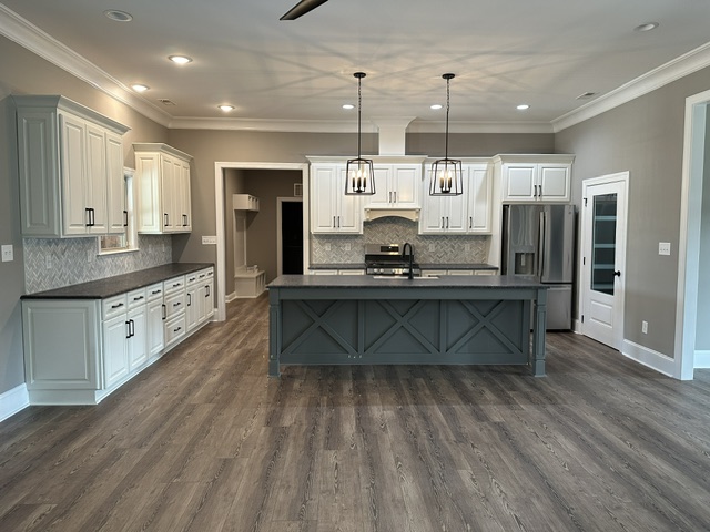 kitchen after a post-construction cleaning